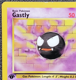 1st Edition Gastly - Fossil - #33/62 - Vintage Pokemon Card 1999 WOTC - Image 2