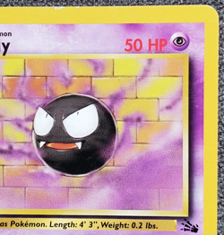 1st Edition Gastly - Fossil - #33/62 - Vintage Pokemon Card 1999 WOTC - Image 3