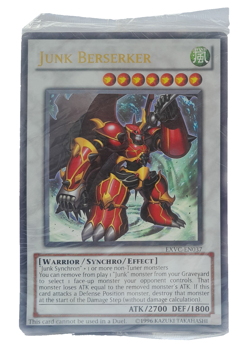 JUMBO OVERSIZED YU-GI-OH EXVC-EN037 JUNK BERSERKER YUGIOH CARD SEALED BOX TOPPER - Image 1