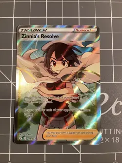 Pokemon Card - Zinnia's Resolve Evolving Skies 203/203 Ultra Rare NM 3 - Image 1