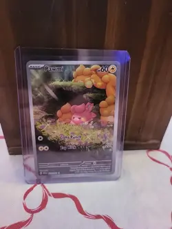 Pokemon Pawmi Sir TCG Illustration Rare Card 226/091 Paldean Fates - Image 1