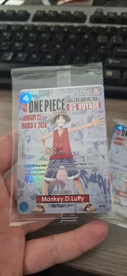 Bandai One Piece CCG Monkey D Luffy US Voyage Promo Card P-055 5000 List 3 of 4 - Image 1