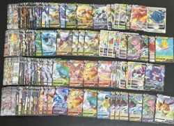 200 Lot Pokemon TCG Chinese Card RR RRR VMAX Gengar Pikachu Eevee A15 FI38 - Image 1