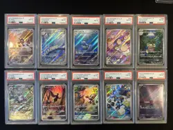PSA 8 Pokemon Card 151 Game Japanese ART RARE 10 Card Set Bulk Holo AR - Image 1