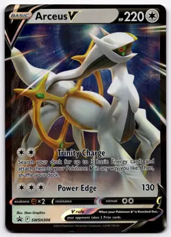 Arceus V - - SWSH306 SWSD Promo SWSH: Sword & Shield Promo Cards NM - Image 1