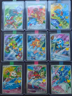 Pokemon 2026 First Partner Illustration Collection Series 1 Promos Set 9 Cards - Image 1