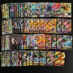 200 Lot Pokemon TCG Chinese Card RR RRR VMAX Mew Charizard Rayquaza A17 FI38 - Image 1