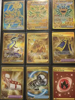 Pokemon TCG Hyper Rare Lot of 9 Near Mint Cards - Image 1