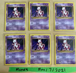 Pokemon Evolutions Mewtwo Base card Lot Of 6 - Image 1