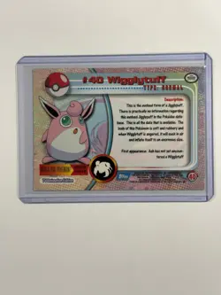 Wigglytuff #40 Holo Foil Topps Blue Label Pokemon Card - MP - Image 2