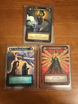 Sorcery Contested Realm Archangel Trio (Michael, Raphael, and Samael) 3 Cards - Image 1