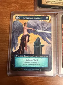 Sorcery Contested Realm Archangel Trio (Michael, Raphael, and Samael) 3 Cards - Image 2