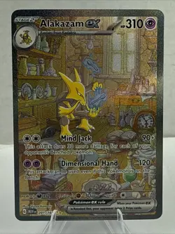 Pokemon Alakazam EX TCG SV Scarlet & Violet 151 Card 201/165 NM Holo - Image 1