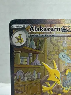 Pokemon Alakazam EX TCG SV Scarlet & Violet 151 Card 201/165 NM Holo - Image 2