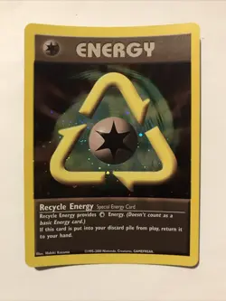 Recycle Energy - WOTC League Promo Pokemon - Holo Card - Image 1