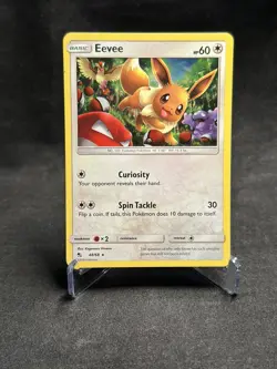 (LP) Eevee Holo 48/68 Hidden Fates Pokemon Card *See Photos - Image 1