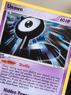 Unown L/28 – 2005 EX Unseen Forces Holo Rare Pokemon Cards TCG - Image 4