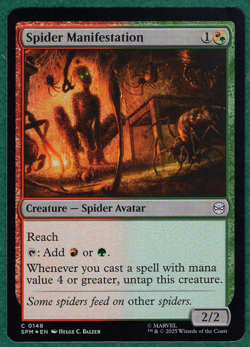 Spider Manifestation (Foil) - Marvel's Spider-Man SPM #148 - Magic MTG Card - Image 2