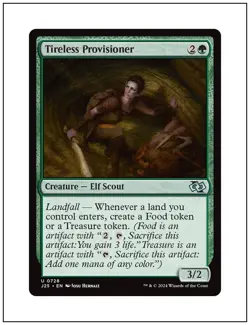 1x Tireless Provisioner, Foundations Jumpstart, MTG NM - Image 1