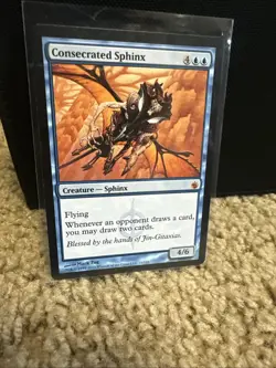 Consecrated Sphinx (21/155)- Mirrodin Besieged (MBS) - Image 1