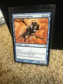 Consecrated Sphinx (21/155)- Mirrodin Besieged (MBS) - Image 2