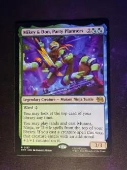 MTG * Mikey & Don, Party Planners Teenage Mutant Ninja Turtles * 1X * NM - Image 1