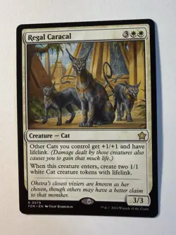 Regal Caracal 0579 | Magic the Gathering MTG | Foundations | Rare | NM - Image 1
