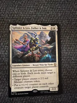 Splinter & Leo, Father & Son-0103-Teenage Mutant Ninja Turtles-MTG-NM/M - Image 1