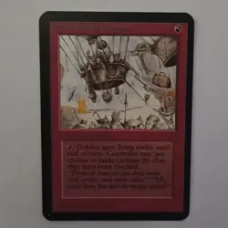 MTG ALPHA- Goblin Balloon Brigade NM - Image 1