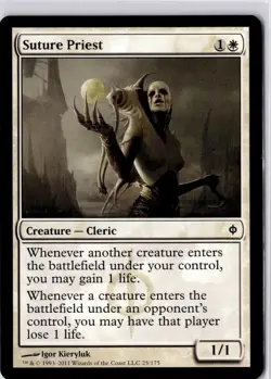 Suture Priest New Phyrexia Regular NM C 25/175 - Image 1