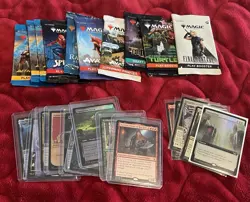 MTG-Magic The Gathering Bundle: 10 Booster Packs - Final Fantasy, TMNT, Singles - Image 1