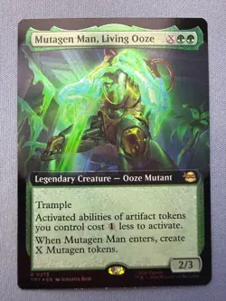 Mutagen Man, Living Ooze (Extended Art) *FOIL* - NM - MTG TMNT #269 - Image 1