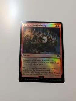 MTG - Rally at the Hornburg (Foil) - Lord of The Rings NM/M Condition - Image 1