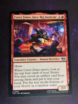 MTG * Casey Jones, Jury-Rig Justiciar Teenage Mutant Ninja Turtles * 1X * NM - Image 1