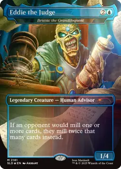 Eddie the Judge - Bruvac the Grandiloquent (Rainbow Foil) - 2181 - SLD - NM -... - Image 1