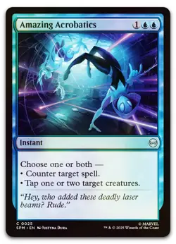 Amazing Acrobatics #25 (Foil) (NM) Spider-Man SPM Magic MTG - Image 1