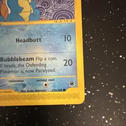 Squirtle 132/165 Expedition Base Set Common Regular Pokemon TCG English - Image 5