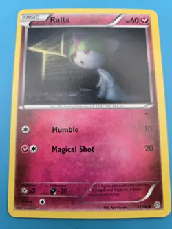 Ralts 52/98 XY - Ancient Origins Regular - Pokemon Card - LP - Image 1