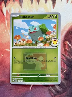 Bulbasaur 001/13 2026 Pokemon Day League Stamped Promo Card Reverse Holo 🌺 - Image 1