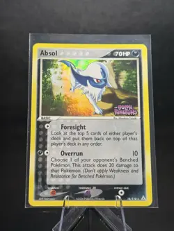 Pokemon Absol EX Holon Phantoms Rare Reverse Holo #18/110 2006 Card Stamped - Image 1