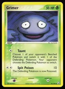 Grimer 56/109 Common Team Rocket Returns Pokemon Card - Image 1