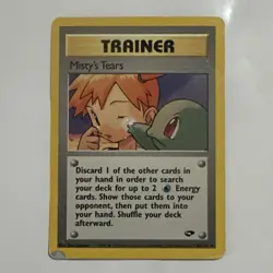 Pokemon TCG Misty's Tears 118/132 Gym Challenge Trainer Uncommon Regular - Image 1