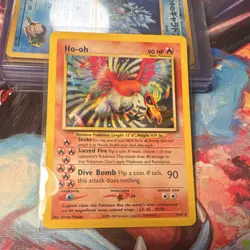 Ho-Oh 7/64 Holo Neo Genesis Vintage Pokemon Card HP - Image 1