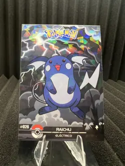 Raichu #26 - Cracked Ice Holo - Crystal Dark Black 2025 - Pokemon Card - Image 1
