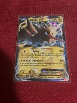 Pokemon Zapdos EX Ultra Rare 48/135 Plasma Storm Holo 170 HP Card - Image 1