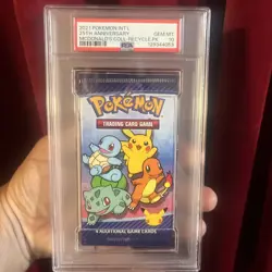 2021 Pokemon Int'l 25th Anniversary Mcdonald Coll Paper Pack PSA 10 Rare 🔥👀 - Image 1