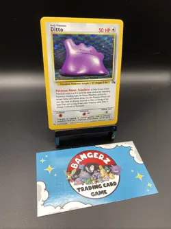 Ditto - 3/62 - Pokemon Fossil Unlimited Holo Rare Card WOTC - Image 3