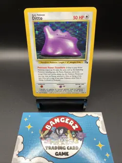 Ditto - 3/62 - Pokemon Fossil Unlimited Holo Rare Card WOTC - Image 4