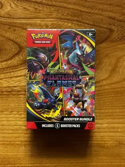 POKEMON TCG MEGA EVOLUTION PHANTASMAL FLAMES BOOSTER BUNDLE FACTORY SEALED BOX D - Image 1