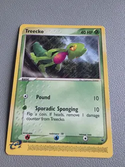 NM Treecko 016 Black Star Promo Pokemon Card NM 2004 nintendo - Image 1